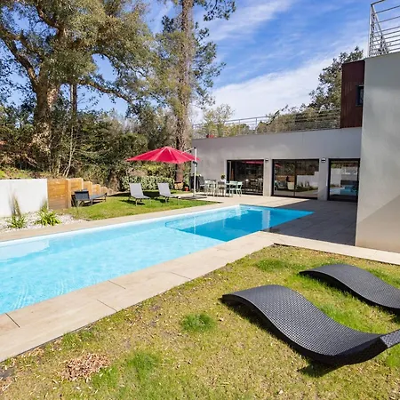 Villa Avec Piscine Chauffee A 200m Du D'hossegor - Fr-1-791-6 Soorts-Hossegor